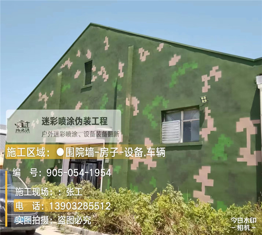 玉溪外墙数码迷彩漆施工报价清单（100㎡标准墙面测算）